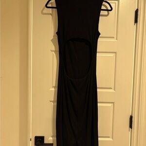 Superdown Black back cutout Sleeveless Dress